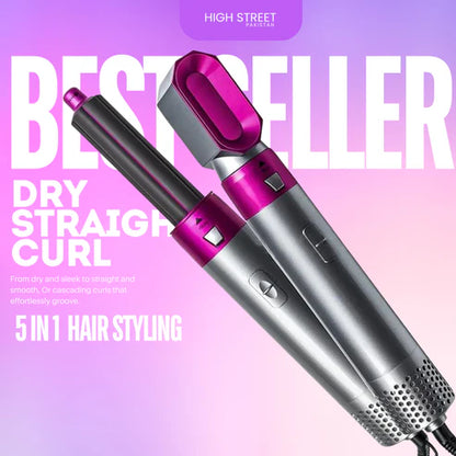 One Step - 5 in 1 Multifunctional Hair Dryer Styling Tool
