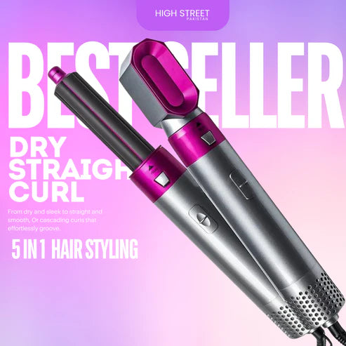 One Step - 5 in 1 Multifunctional Hair Dryer Styling Tool
